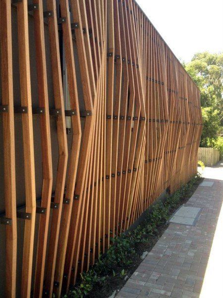 Landscaping projects​ - wooden fence